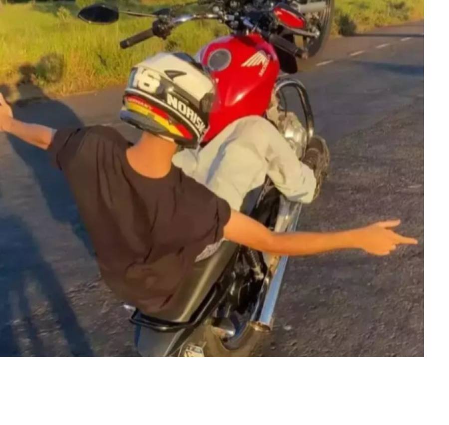 Sorriso: Preso jovem flagrado empinando moto e que desafiou policiais para “racha”