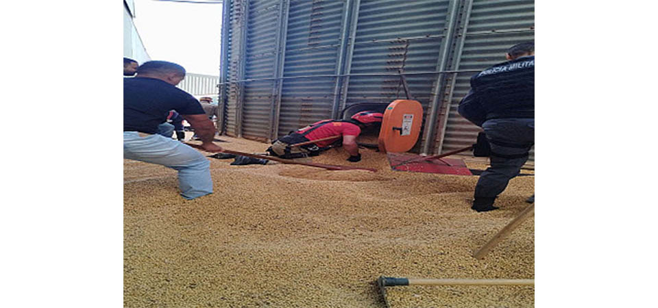 Trabalhador morre soterrado em silo em fazenda na MT-235