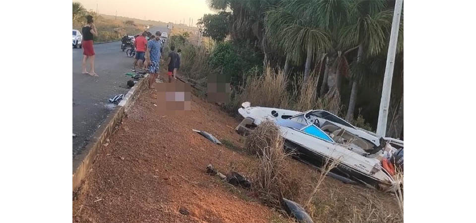 Capotamento na MT 170, deixa dois mortos e outras cinco pessoas feridas