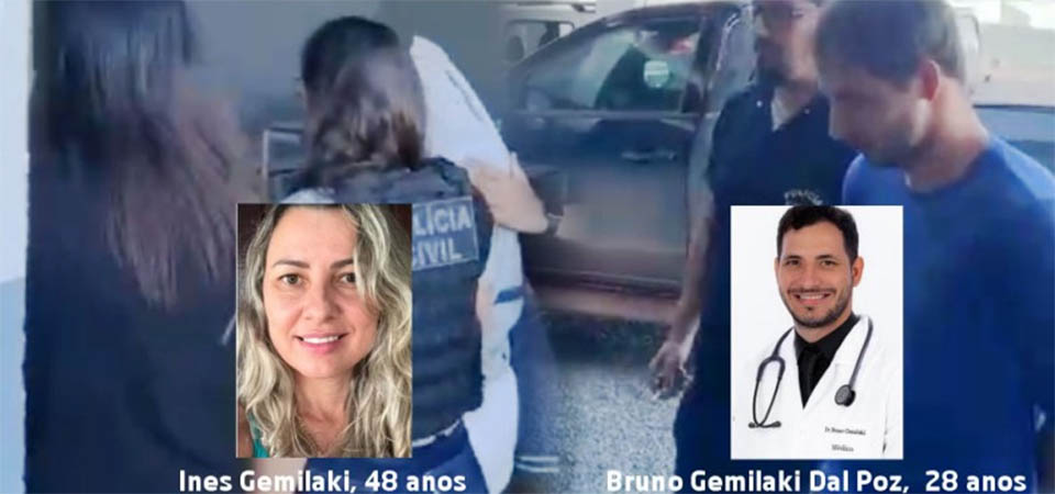 Suspeitos de duplo homicídio, mãe e filho se entregam à polícia