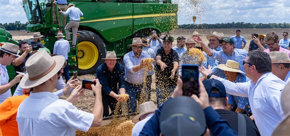 Abertura nacional da colheita da safra 24/25 destaca a produção sustentável de soja
