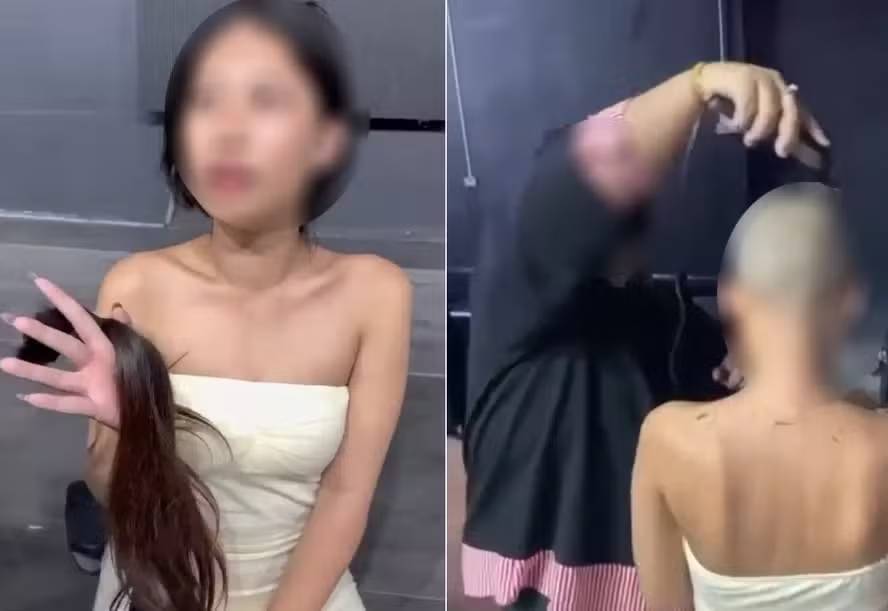 Jovem não paga conta em bar e gerente a pune raspando o seu cabelo